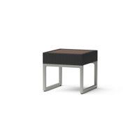 Sameko Outdoor 20X20 Side Table - Espresso by Orren Ellis
