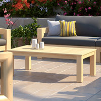 Paulet Outdoor Acacia Wood 47X23 Coffee Table by Wildon Home
