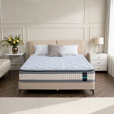 10"/12"Gel Memory Foam Medium Firm Hybrid Mattress Pocket Spring For Motion Isolation, SG Made, Certipur-US Certified by Alwyn Home