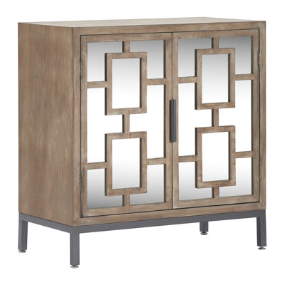 Tommy Hilfiger Hayworth Accent Storage Cabinet with Mirrored Doors by Tommy Hilfiger