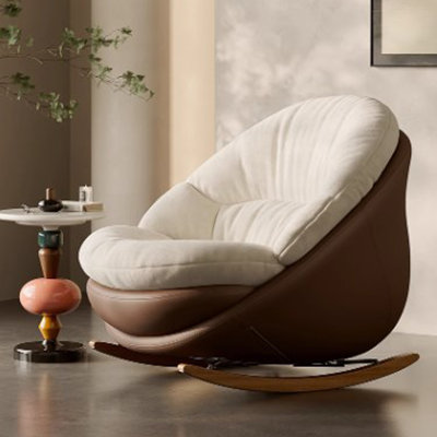Simple modern home single rocking chair