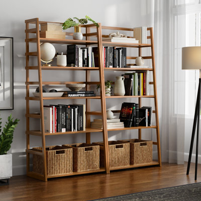 Acadian Ladder Bookcase (Set Of 2) by Simpli Home