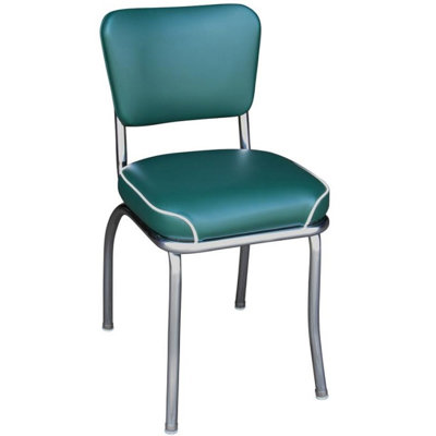 Retro Home Side Chair in Chrome by Richardson Seating