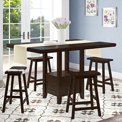 Bartons Bluff Drop Leaf Dining Table by Red Barrel Studio