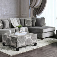 Bansley 124" Wide Right Hand Facing Sofa & Chaise by Wildon Home