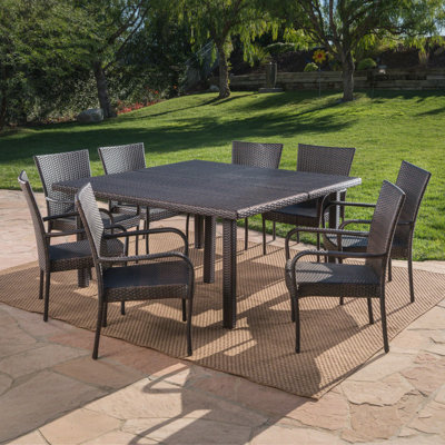 Belew Square 8 - Person 64" Long Dining Set by Red Barrel Studio