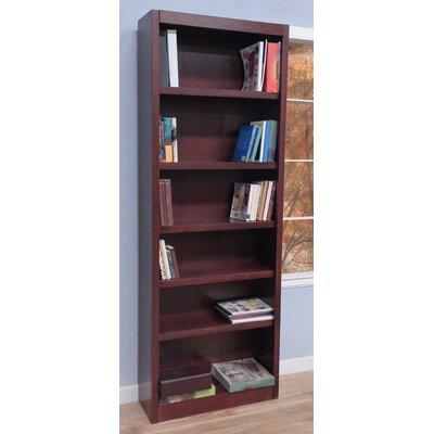 Port City Wood Bookcase, 6 Bookshelf, 84 inch Tall by Red Barrel Studio