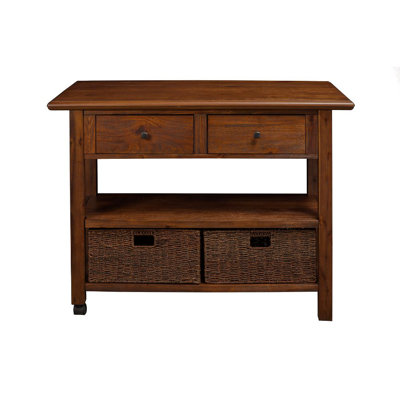 Betty Caldwell Kitchen Cart, Antique Cappuccino by Red Barrel Studio