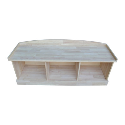 Melynda Wood Storage Bench by Red Barrel Studio