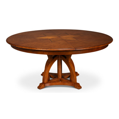 Austin Jupe Dining Table, Walnut by Sarreid Ltd