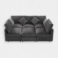 6 - Piece Upholstered Sectional