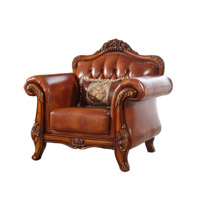 European-style Living Room Carved Chair. 46.4