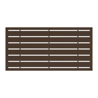 2 ft. x 4 ft.  Boardwalk Decorative Screen by Freestyle