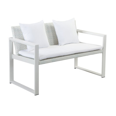 Chester Loveseat with Cushions by Rosecliff Heights