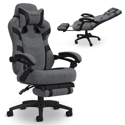 RESPAWN 110 Pro Gaming Chair - Gaming Chair with Footrest, Reclining Gaming Chair, Video Gaming Computer Desk Chair, Adjustable Desk Chair, Gaming Cha by Respawn