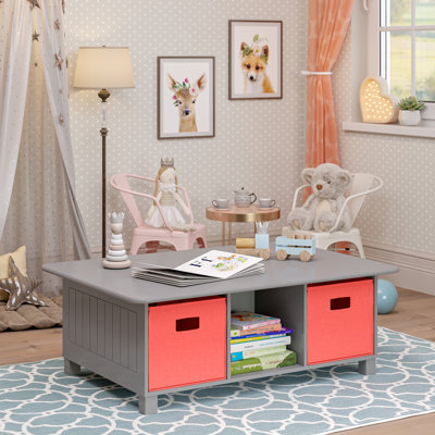 RiverRidge Kids Desk, Activity and Play Table with 6 Storage Cubbies by RiverRidge Home