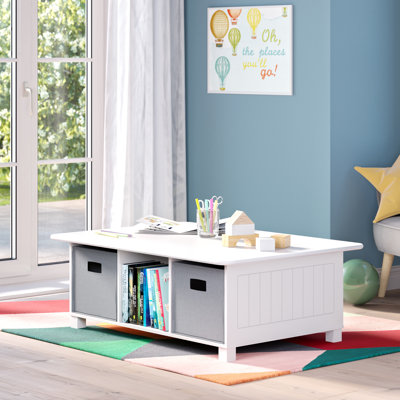 RiverRidge Kids Desk, Activity and Play Table with 6 Storage Cubbies by RiverRidge Home