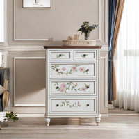 Five drawer painted multi-function accent chest by Ruthber Solutions