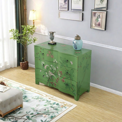 Painted storage decorated accent chest by Ruthber Solutions