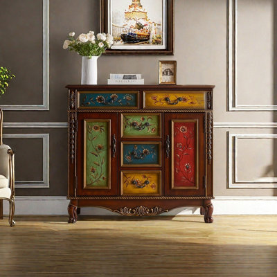 5-Drawer 2-Door Storage Cabinet by Ruthber Solutions