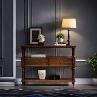 Multi Functional Solid Wood Console Table by Ruthber Solutions