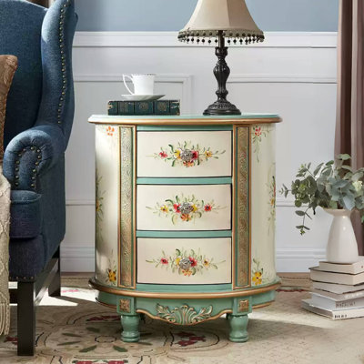 Hand-Painted 3-Drawer Accent Chest by Ruthber Solutions