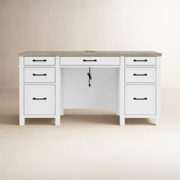 Gabby Executive Desk with Built in Outlets by Birch Lane
