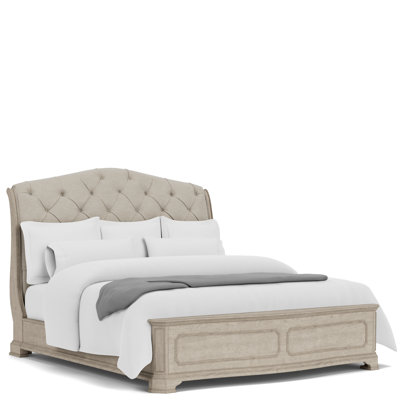 Areke Upholstered Sleigh Headboard by Lark Manor