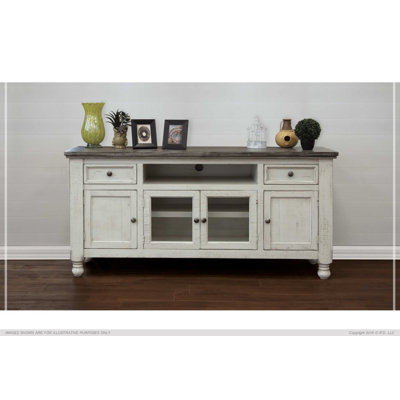 Wynnewood Glenna Solid Wood TV Stand for TVs up to 65" by One Allium Way