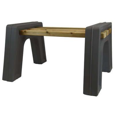 Outdoor Garden Bench Ends - Wood and Screws Not Included by RTS Companies