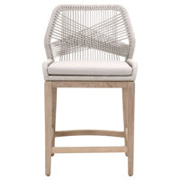 Mitali Teak Patio Bar Stool with Cushion