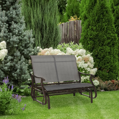 2-Person Outdoor Glider Bench by Lark Manor
