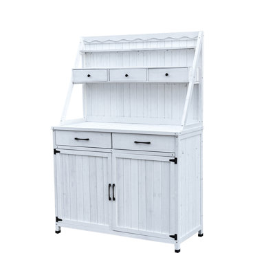 Outdoor Potting Bench Table by Sybertruck