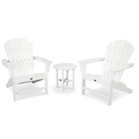 POLYWOOD Yacht Club Shellback 3-Piece Adirondack Set by Trex Outdoor