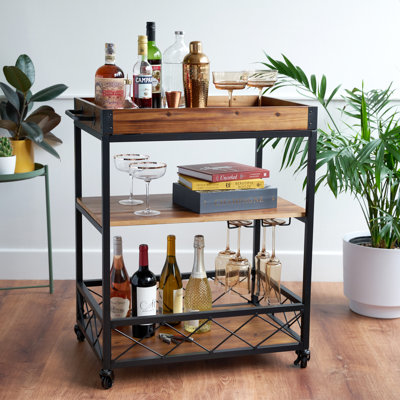 Modern Manor Bar Cart by Twine