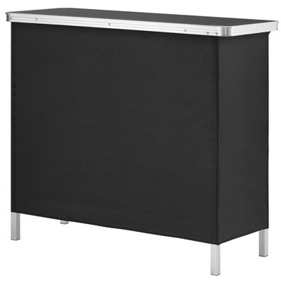 Folding Portable Bar Table, Tradeshow Podium Table for Indoor, Outdoor, Party, Picnic, Exhibition