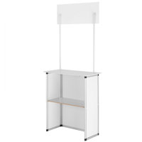 Promotion Counter Table, Portable Tradeshow Podium Table, 30.91" x 14.96" x 71.46" by Stellweilan Tessberg