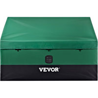 Outdoor Storage Box Patio Deck Box 150 Gallon Waterproof PE Tarpaulin by Stellweilan Tessberg