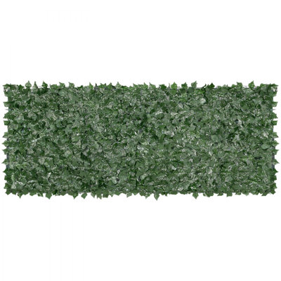 39"x98" Artificial Faux Ivy Leaf Privacy Fence Screen with Mesh Cloth Backing