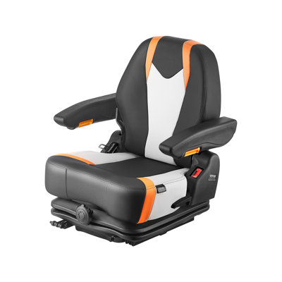 Universal Forklift Seat Fold Down Tractor Suspension Seat Adjustable Back by Stellweilan Tessberg