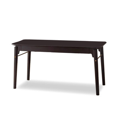 Black Solid Wood Writing Desk by Stella Trek