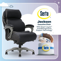 Serta Jackson Big and Tall Executive Office Chair with Smart Layers™ Technology