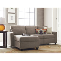 Serta Palisades Reclining Sectional Sofa with Storage Chaise by Serta