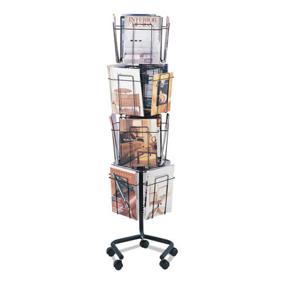 Rotating Magazine Rack by Safco Products Company