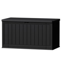 150 Gallon Resin Lockable Deck Box With Dividers, Outdoor Waterproof Patio Furniture by Saili Electronic Technology co., Limited