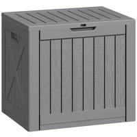 40 Gallons Lockable Resin Outdoor Deck Box And Patio Furniture Side Table by Saili Electronic Technology co., Limited