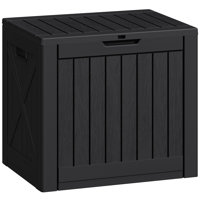 40 Gallons Lockable Resin Outdoor Deck Box And Patio Furniture Side Table by Saili Electronic Technology co., Limited