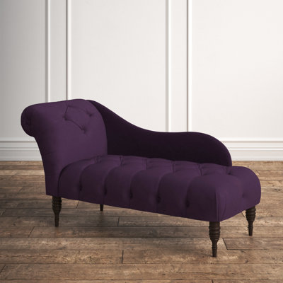 Velvet Chaise Lounge by Skyline Furniture
