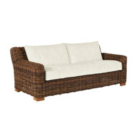 Montauk N-Dura Resin Wicker Outdoor Sofa by Summer Classics