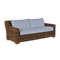 Montauk N-Dura Resin Wicker Outdoor Sofa by Summer Classics